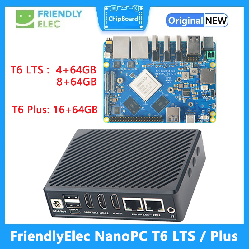 FriendlyElec NanoPC T6 LTS/Plu - Nanopc T6 16Gb 评论和价格