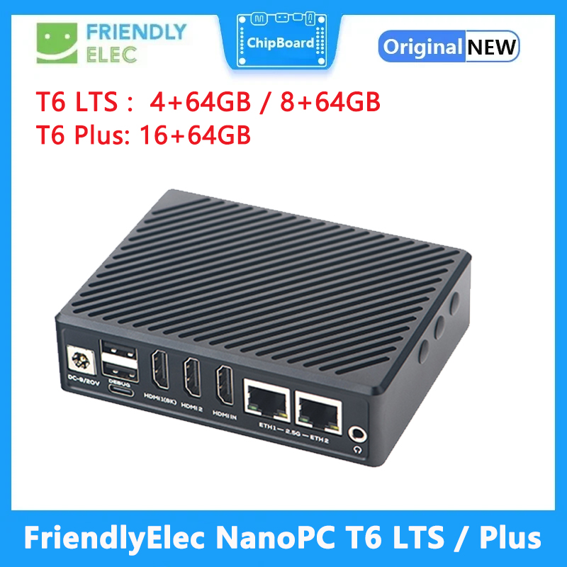 FriendlyElec NanoPC T6 LTS/Plu - Nanopc T6 16Gb 评论和价格