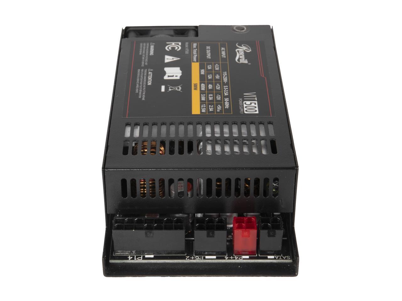 Rosewill VIT 500W, Mini ITX/Fl - Atx Power Supply 1U Flex 500W 评论和价格