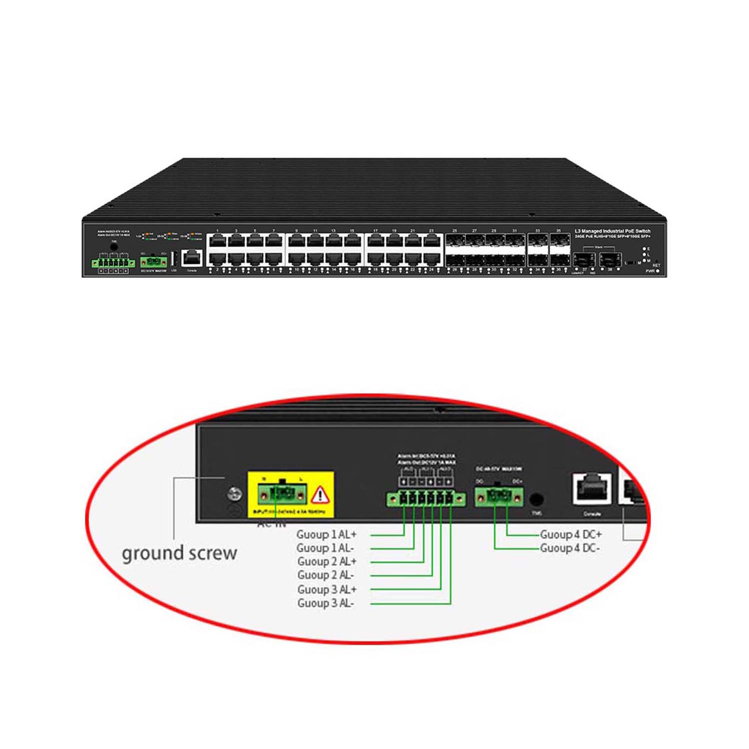 10G uplink 38 ports industrial - Sfp+ 10G Managed Switch 8 Port 评论和价格