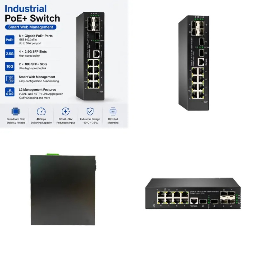 Industrial-grade 10G managed P - Sfp+ 10G Managed Switch 8 Port 评论和价格