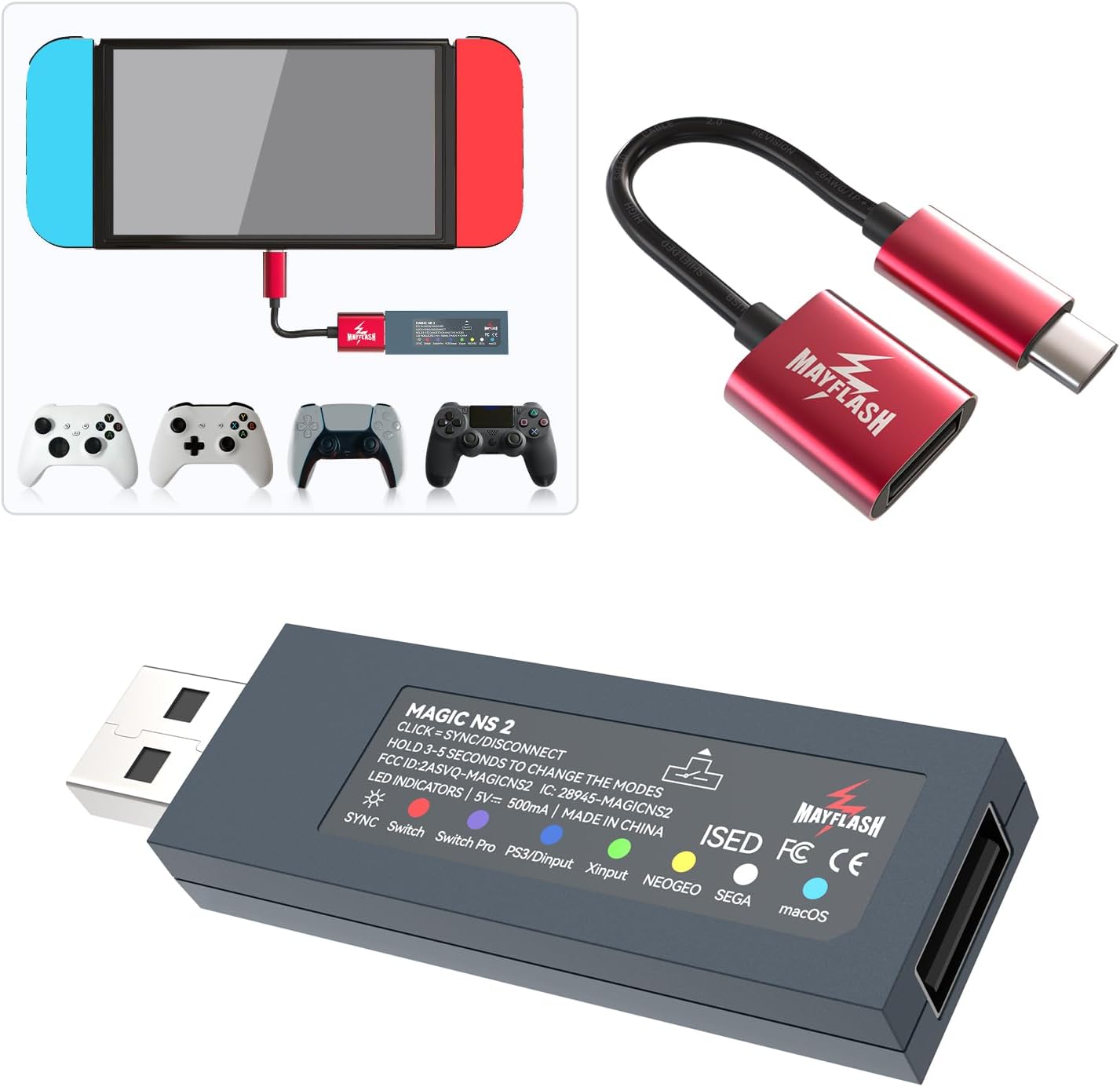 MAYFLASH Magic NS2 Wireless Bl - Turing Pi 2 评论和价格