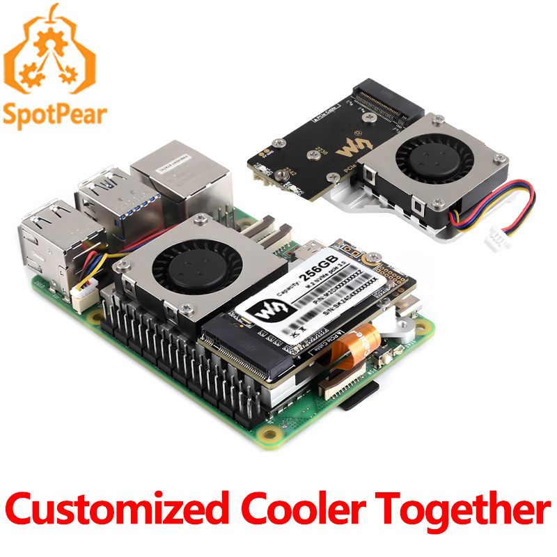 Raspberry Pi 5 PCIe to M.2 Min - Deskpi Super6C 评论和价格
