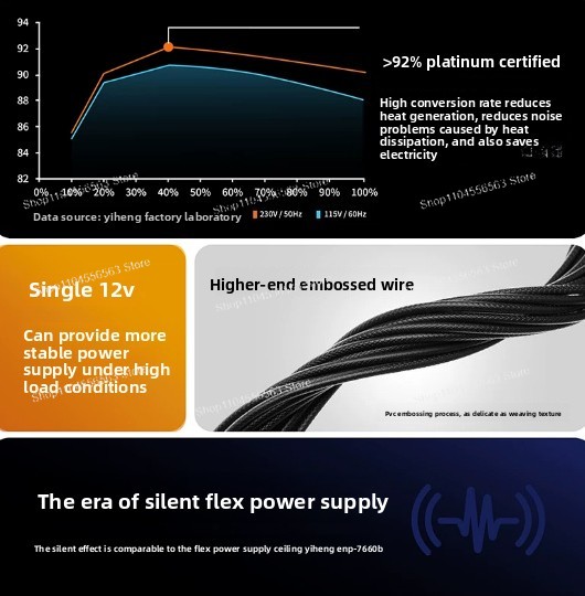 500W 1U Platinum Flex ATX Powe - Atx Power Supply 1U Flex 500W 评论和价格
