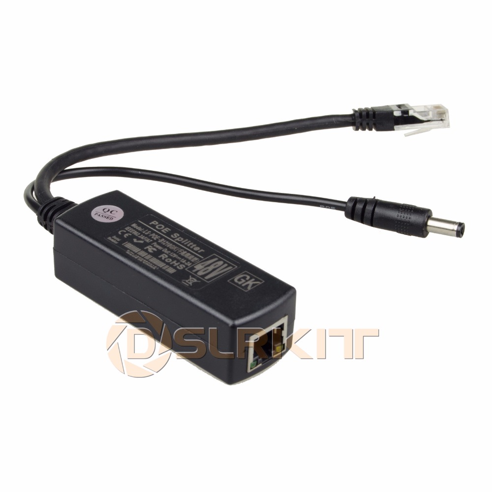 DSLRKIT Gigabit Active PoE Spl - Active Poe Splitter Gigabit 12V 2A 评论和价格